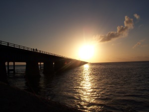 zonsondergang over de Seven Mile Bridge | Marathon Key